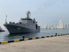 UNITAS 2023: OPV 82 “Comandante Toro” arriba a Cartagena de Indias