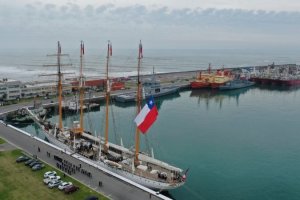 Buque Escuela “Esmeralda” realizó actividades operativas y de instrucción en Mar del Plata