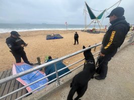 Policía Marítima realizó intensa fiscalización en el borde costero de Viña del Mar