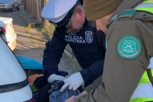 Fiscalización interagencial en rampas de conectividad en Pargua resulta en detención por microtráfico