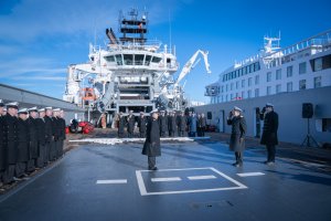 ATF 60 "Lientur" conmemora su primer aniversario en Punta Arenas