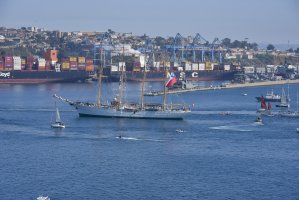 Buque Escuela “Esmeralda” recaló a su puerto base dando término a su 68° Viaje de Instrucción