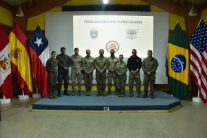 Tras cinco días de arduo entrenamiento finalizó el curso C4