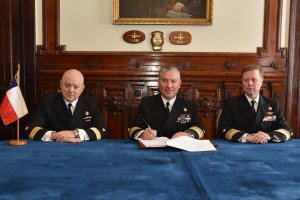 Cambio de mando de la Subjefatura del Estado Mayor General de la Armada